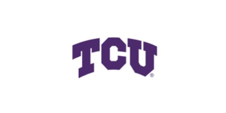 Texas Christian University logo in purple.